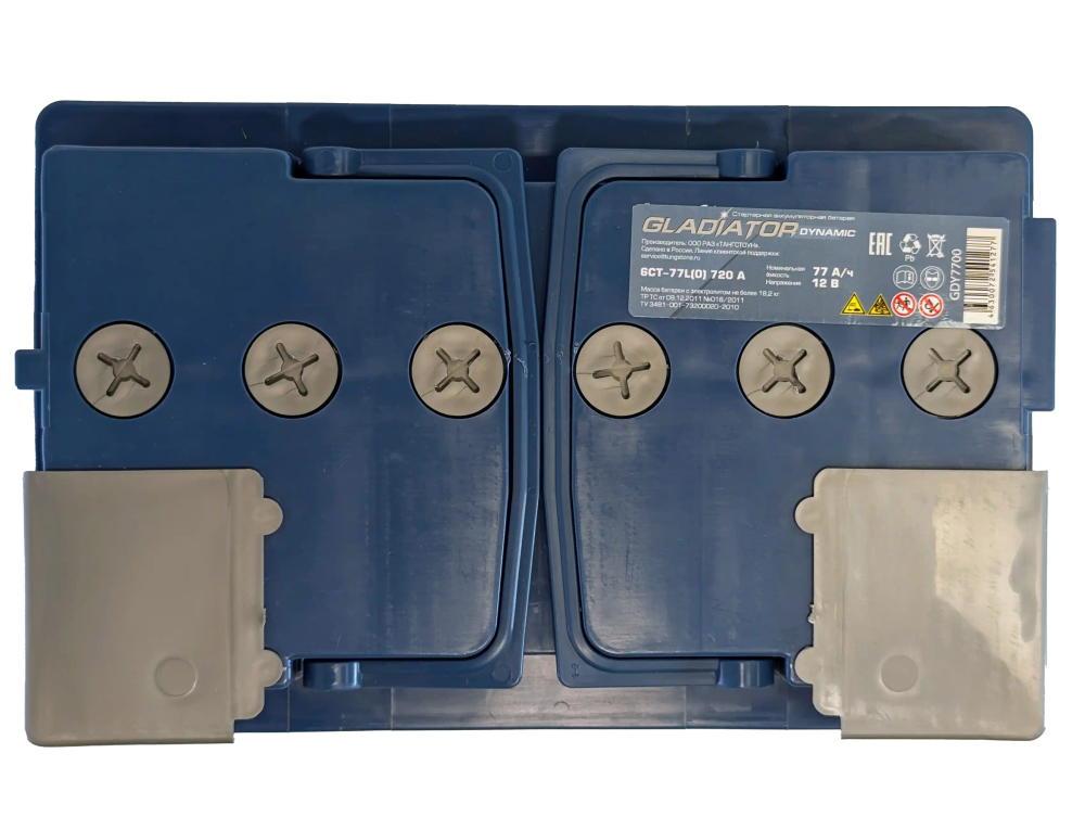 Аккумулятор Gladiator Dynamic 77 R+ (77 А·ч)  - фото4, картинка4 Аккумулятор Gladiator Dynamic 77 R+ (77 А·ч)  - фото4