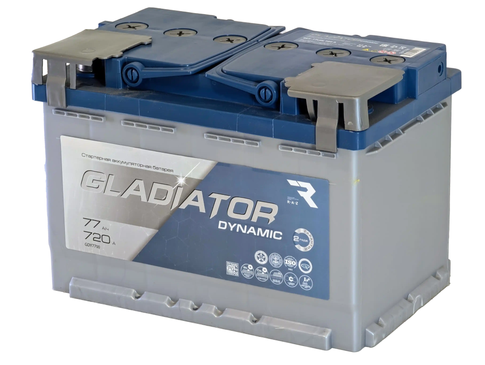 Аккумулятор Gladiator Dynamic 77 R+ (77 А·ч)  - фото, картинка Аккумулятор Gladiator Dynamic 77 R+ (77 А·ч)  - фото