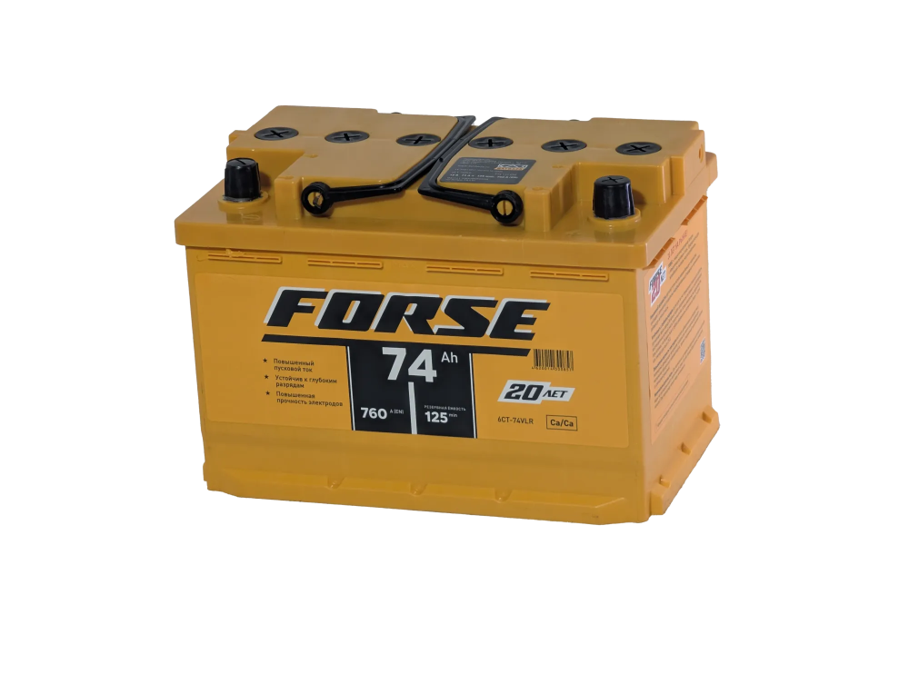 Аккумулятор FORSE 74 R+ (74 А·ч) - фото3, картинка3 Аккумулятор FORSE 74 R+ (74 А·ч) - фото3