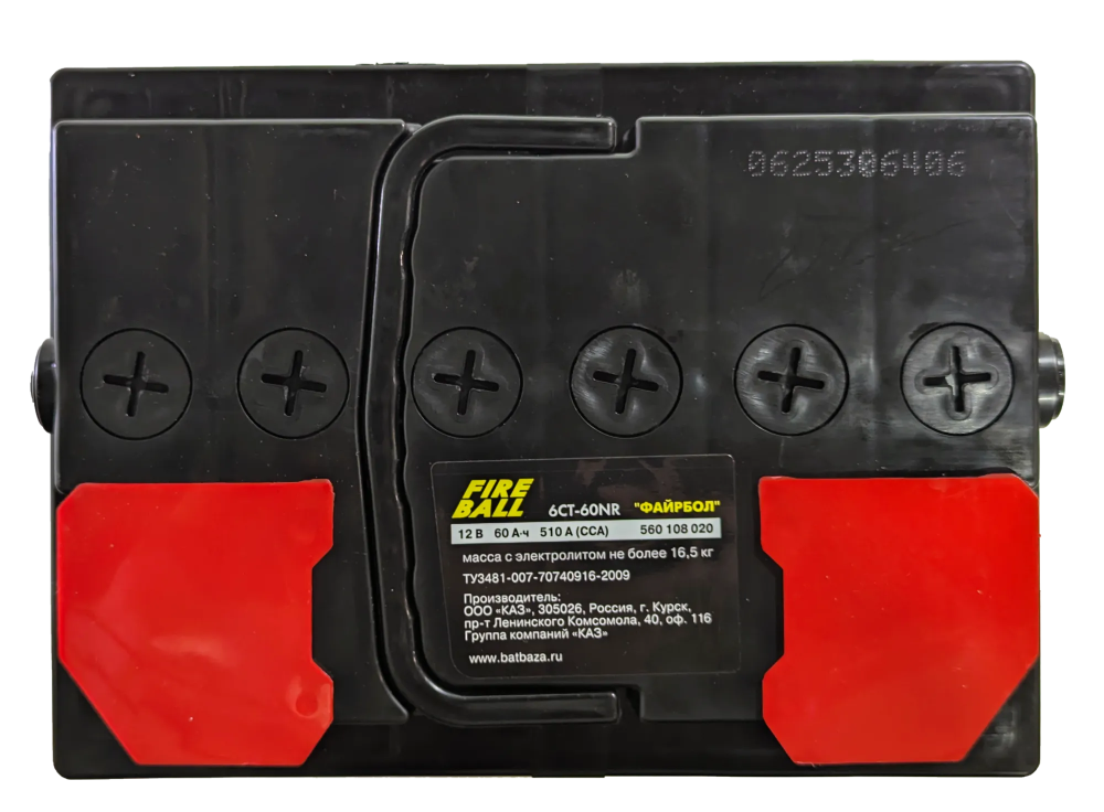 Аккумулятор FireBall 60 R+ (60 А·ч) - фото4, картинка4 Аккумулятор FireBall 60 R+ (60 А·ч) - фото4