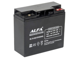Аккумулятор для ИБП ALFA SL12-22 (12V-22Ah) - фото, картинка Аккумулятор для ИБП ALFA SL12-22 (12V-22Ah) - фото