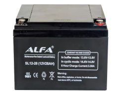 Аккумулятор для ИБП ALFA SL12-28 (12V-28Ah) - фото, картинка Аккумулятор для ИБП ALFA SL12-28 (12V-28Ah) - фото