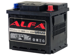 Аккумулятор ALFA Hybrid 50 R+ (50 А·ч) - фото, картинка Аккумулятор ALFA Hybrid 50 R+ (50 А·ч) - фото