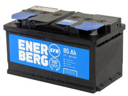 Аккумулятор Enerberg EFB 85 R+ (85 А·ч) низк. - фото, картинка Аккумулятор Enerberg EFB 85 R+ (85 А·ч) низк. - фото
