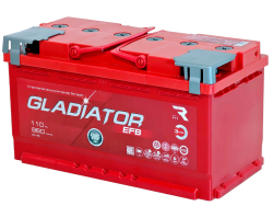 Аккумулятор Gladiator EFB 110 R+ (110 А·ч)  - фото, картинка Аккумулятор Gladiator EFB 110 R+ (110 А·ч)  - фото