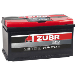 Аккумулятор ZUBR Ultra 90 R+ (90 А·ч) - фото, картинка Аккумулятор ZUBR Ultra 90 R+ (90 А·ч) - фото