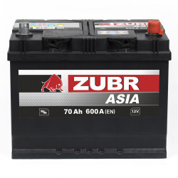 Аккумулятор ZUBR Ultra Asia 70 R+ (70 А·ч) - фото, картинка Аккумулятор ZUBR Ultra Asia 70 R+ (70 А·ч) - фото