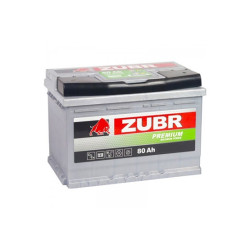 Аккумулятор ZUBR Premium 80 L+ (80 А·ч) - фото