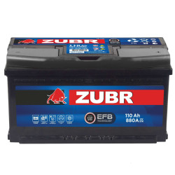 Аккумулятор ZUBR EFB 110 R+ (110 А·ч) - фото